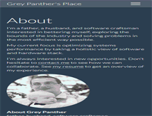 Tablet Screenshot of grey-panther.net